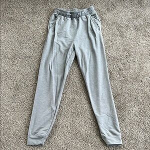 Nike Gray Yoga Joggers with Elastic Waistband